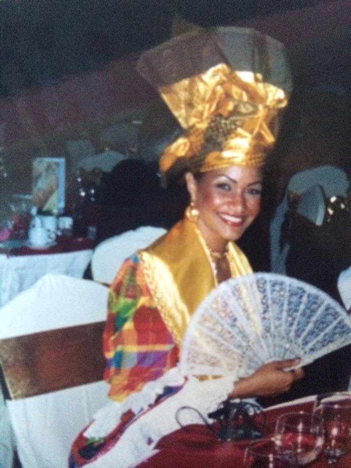 Lauranza DOLIMAN Tenue Traditionnelle Miss World Guadeloupe 2003