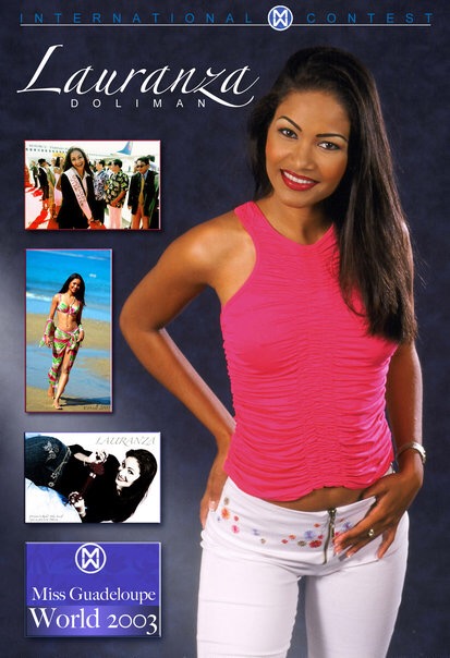 Lauranza Doliman Miss World Guadeloupe 2003